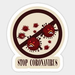 Stop Coronavirus Covid19 Sticker
